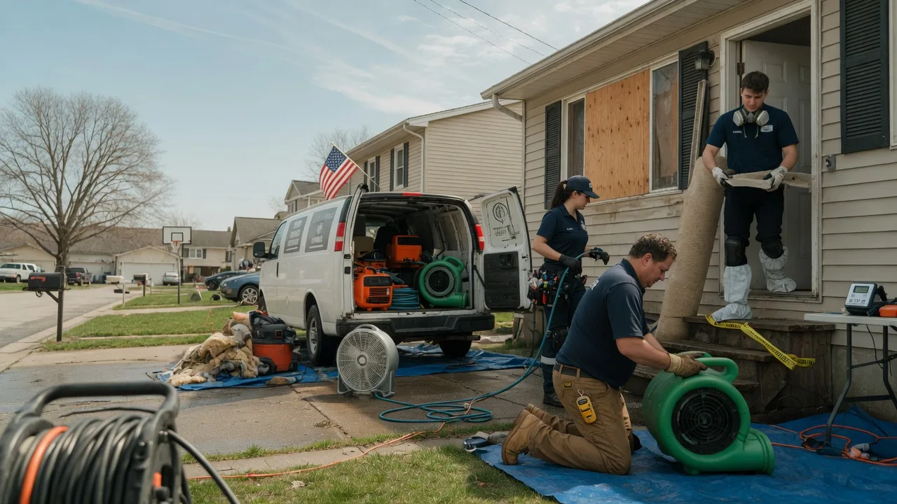 Water Damage Restoration in Union Mills, IN near me